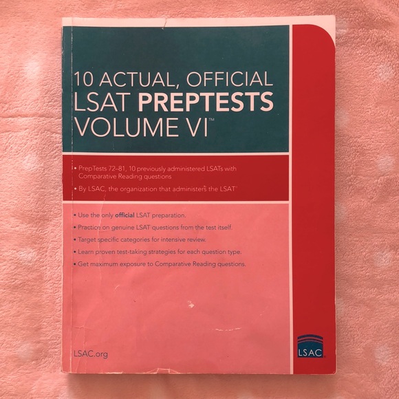 10 Actual, Official LSAT Preptest Volume VI ❤️ - Picture 1 of 1